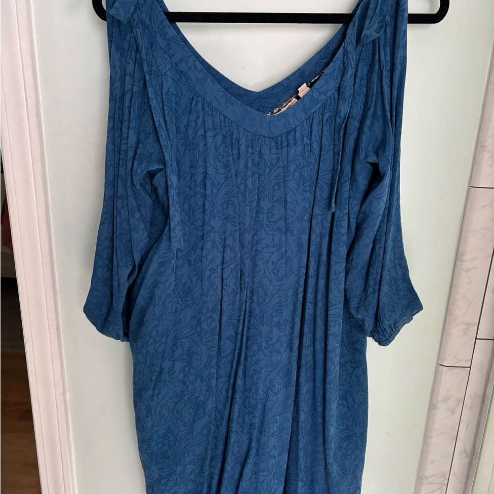 HOLDING HORSES Blue Mini Dress